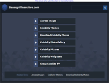 Tablet Screenshot of bauergriffinarchive.com